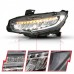 ANZO 16-17 for Honda Civic Projector Headlights Plank Style Black w/Amber/Seq...