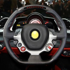 Carbon Fiber LED Steering Wheel Fit For Ferrari 458 488 F12 Sergio California T