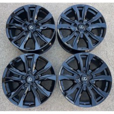 LEXUS LX570 2021 Genuine WHEEL SET 21&quot; Rims 74156 Black PVD #S