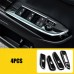 33PCS Black titanium Car interior kit Cover Trim For Toyota Highlander 2015-2019