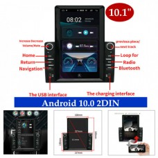 Android 10.0 2DIN 10.1&quot; Car Stereo Radio GPS Navi WIFI Bluetooth MP5 Player Kit